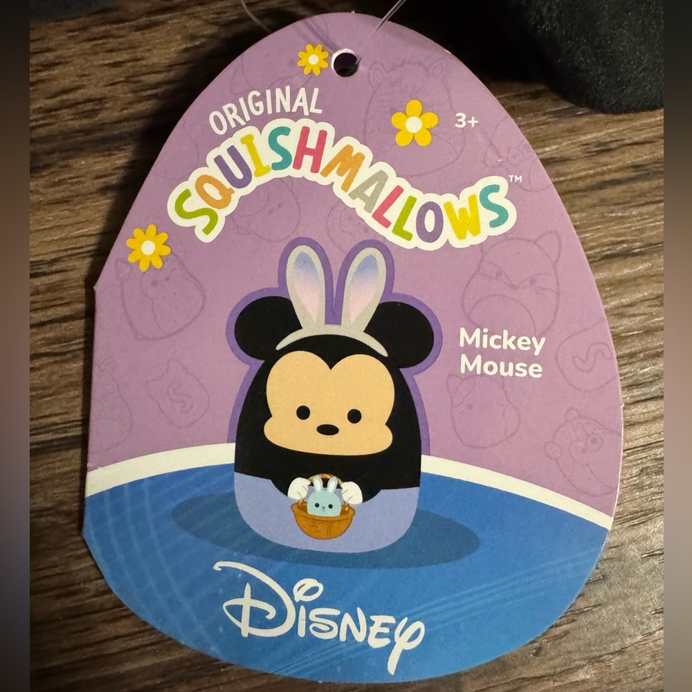 Disney Squishmallows Jazwares 8 Inch Easter Bunny Mickey & Minnie Mouse - Picture 5 of 7